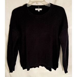 Madewell Black Pullover Sweater Size Medium